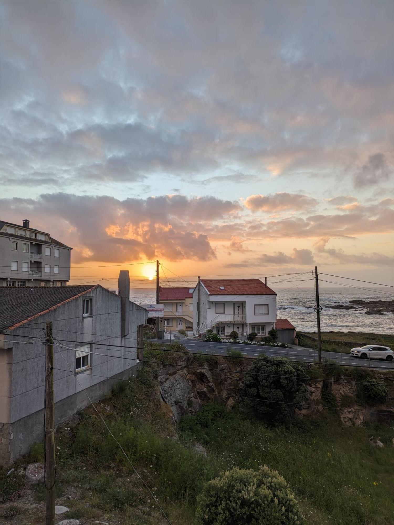 Apto En Muxia Con Vistas Al Mar Saude Doce Exterior foto